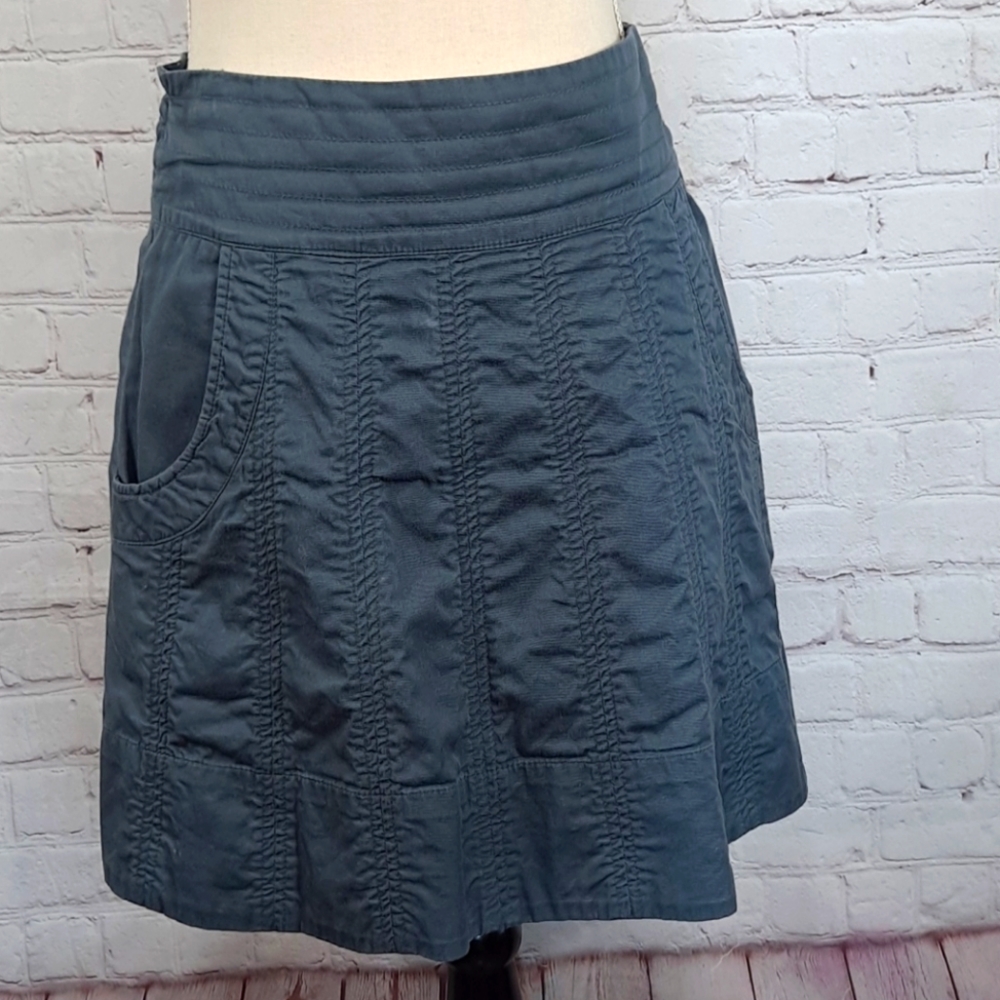 Tulle Blue Pocketed Skirt